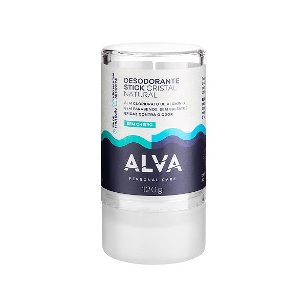DESODORANTE NATURAL - KRISTALL DEO - STICK SENSITIVE - ALVA - 120G