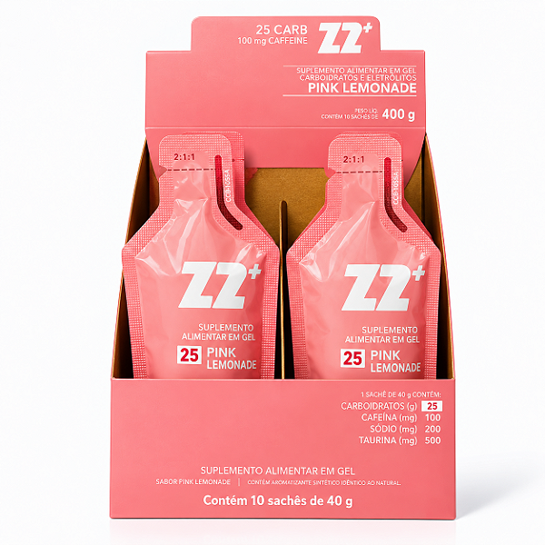 Energy Gel Z2 - Pink Lemonade (25carb) Cx c/ 10un
