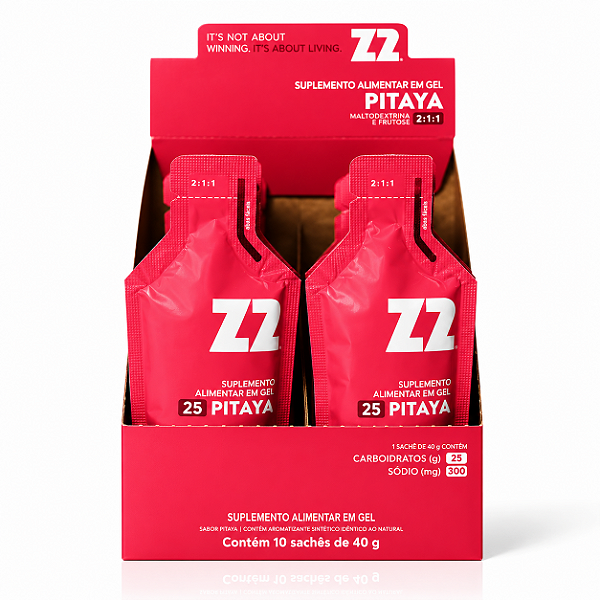 Energy Gel Z2 -Pitaya 25g de Carboidrato- CX/ 10un