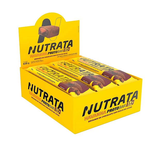 Proto Bar Havanna Sabor Brownie com Dulce de Leche Cx C/9Un Nutrata