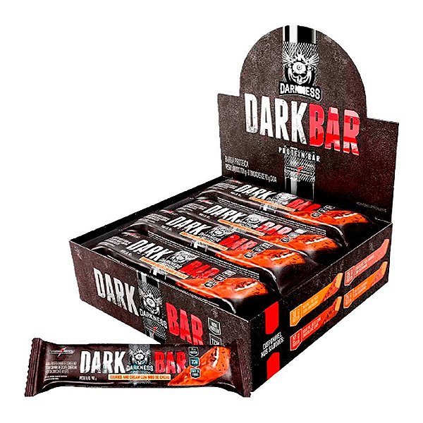 Dark Bar Cookies Cream - 8 Unidades - Darkness