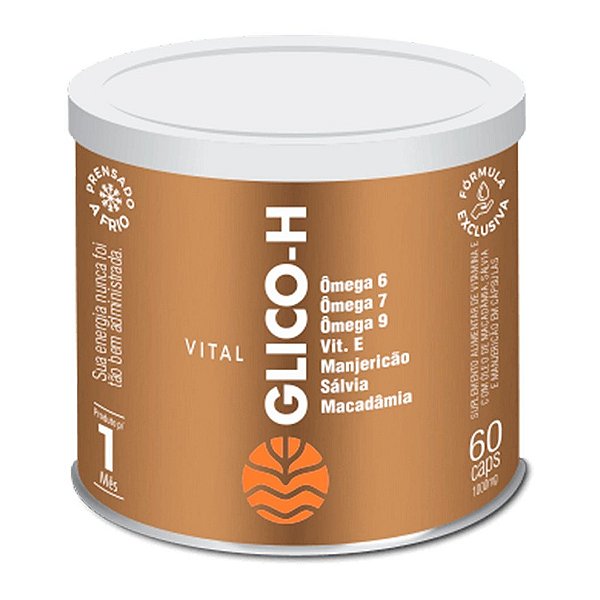 Vital Glico H – Ômega 6,7 e 9 + Vitamina E - 50g
