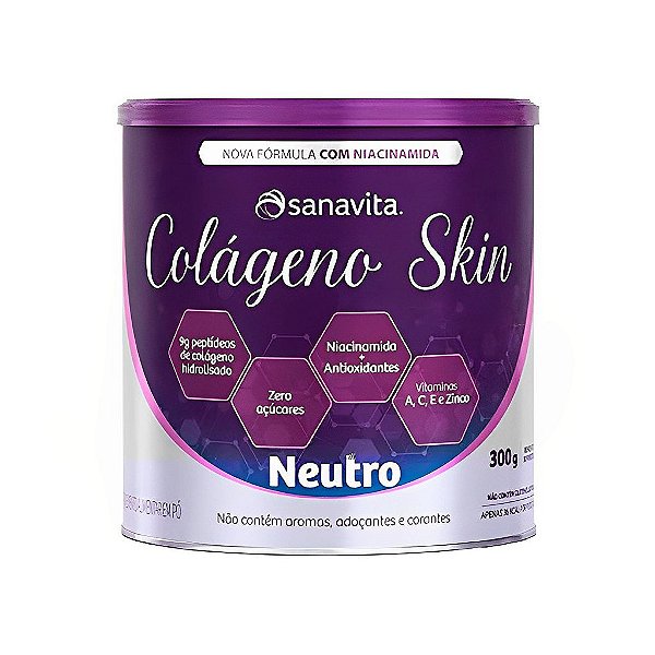 Colágeno Skin Neutro - 300g - Sanavita