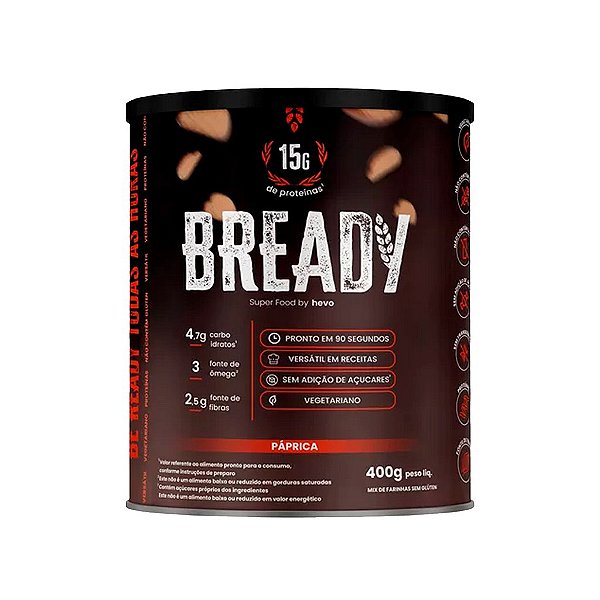 Bready Páprica - 400g - Hevo Foods
