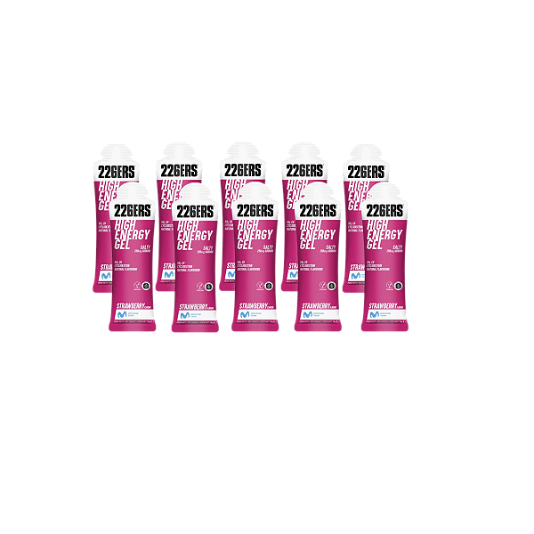 HIGH ENERGY GEL - SABOR STRAWBERRY - 10 SACHÊS - 76g - 226ERS