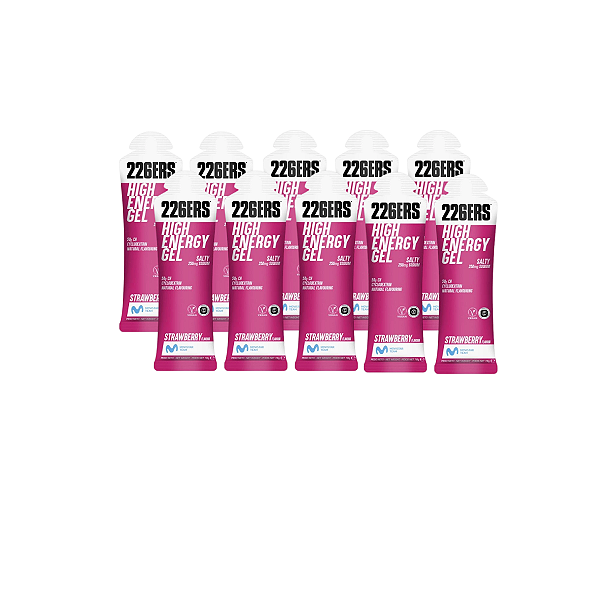 KIT 10 UNIDADES - HIGH ENERGY GEL - SABOR STRAWBERRY - UNITARIO - 76g - 226ERS