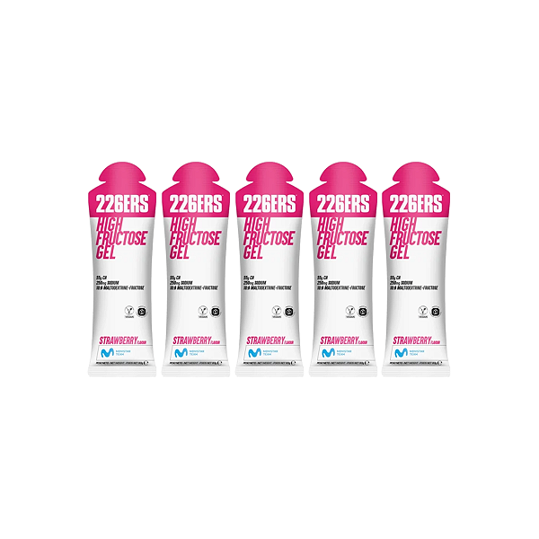KIT 5 UNIDADES - HIGH FRUCTOSE GEL - SABOR MORANGO  - UNITARIO - 226ERS