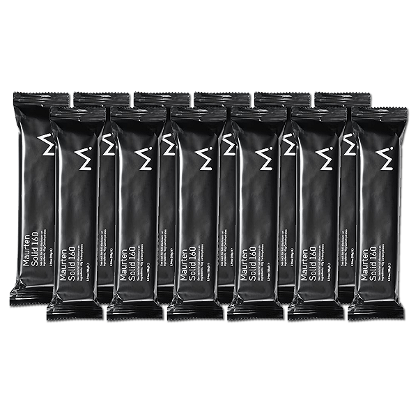 Barra Solid 160 Maurten Caixa com 12 Unidades 55g