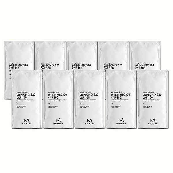 Drink Mix CAF 320 Maurten 100mg de Cafeina 10 Sachês 83g