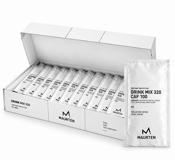 Drink Mix 320 CAF Maurten 100mg de Cafeina 14 Unidades