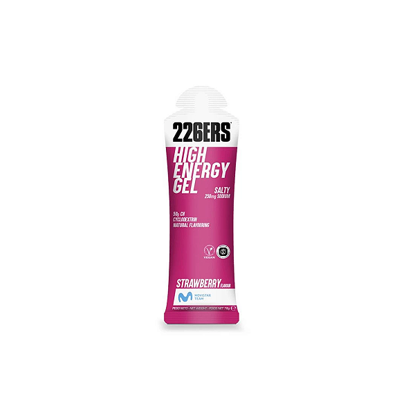 5604 - HIGH ENERGY GEL - SABOR STRAWBERRY - UNITARIO - 76g - 226ERS