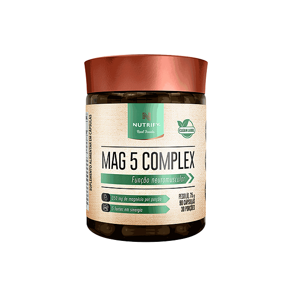 MAG 5 COMPLEX - 90 CAPS - NUTRIFY