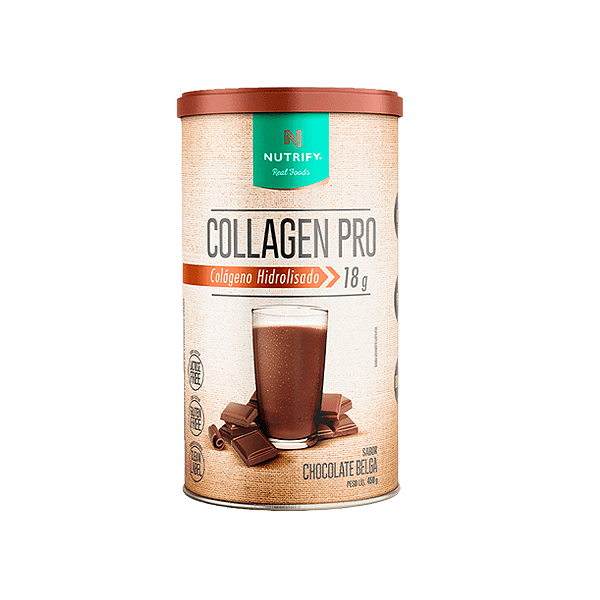 COLLAGEN PRO - CHOCOLATE BELGA - 450g - NUTRIFY