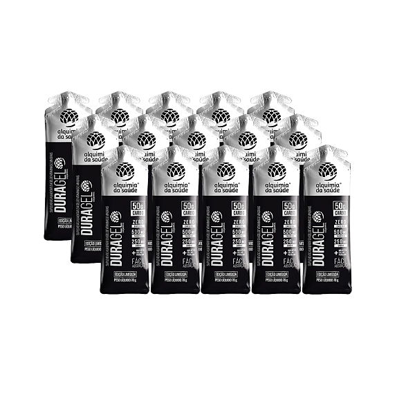 DURAGEL ( 50g CARBO ) SABOR NEUTRO - CX/ 15 SACHES - ALQUIMIA