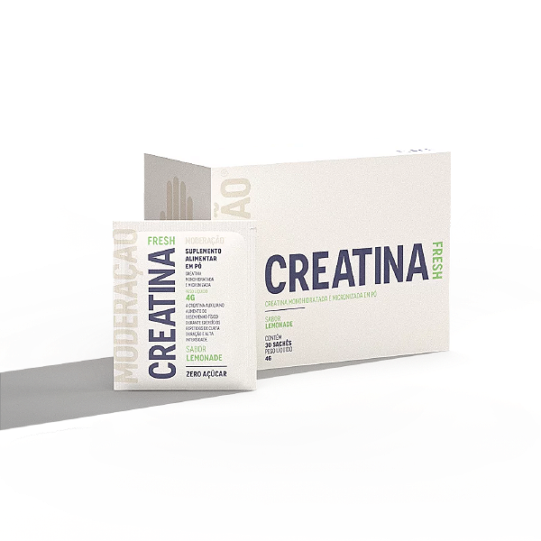 CREATINA FRESH - CX 30 SACHES 3g - MODERAÇÃO