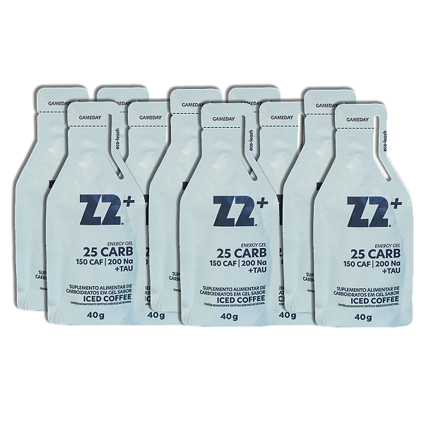 Energy Gel Z2+ (Cafeina) - Iced Coffee - Cx C/ 10un - Z2