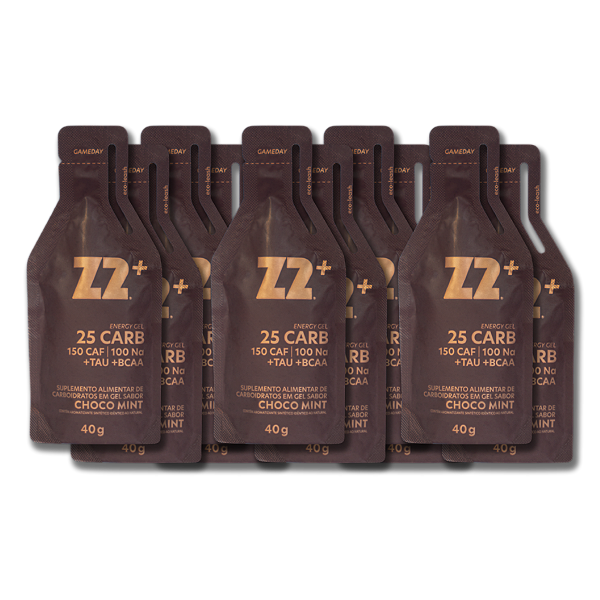 ENERGY GEL Z2+ (CAFEINA) - CHOCO MINT (25CARB) - CX C/ 10un - Z2