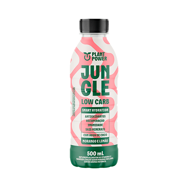 JUNGLE LOW CARB MORANGO C/LIMAO 12X500ML - FARDO C/ 12x500ml - TRES CORACOES