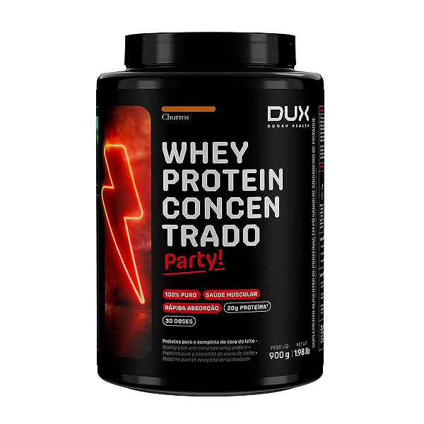 WHEY PROTEIN CONCENTRADO - SABOR CHURROS 900g - DUX NUTRITION