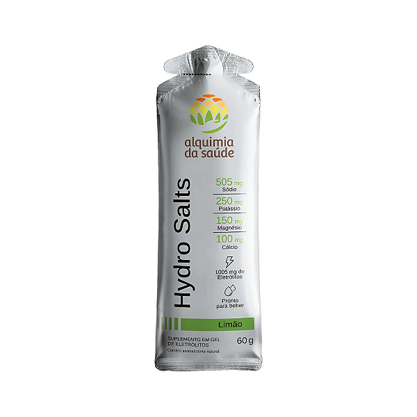 HYDRO SALTS - SABOR LIMAO - CX/ 10 SACHES - ALQUIMIA