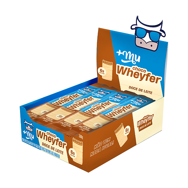 CHOCO WHEYFER - SABOR DOCE DE LEITE - CX/ 12un x 25g - MAIS MU