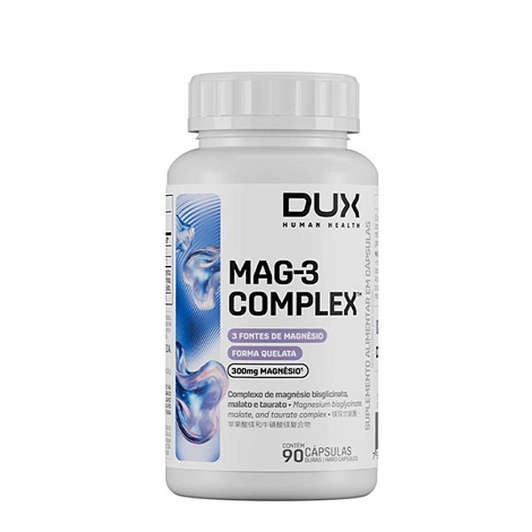MAG-3 COMPLEX - 90 CAPSULAS -  DUX NUTRITION