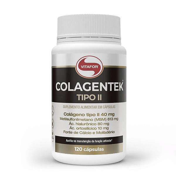 COLAGENTEK TIPO II - 120 CAPS - VITAFOR