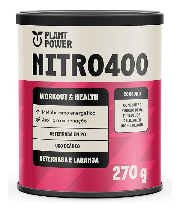 NITRO 400 - BETERRABA E LARANJA 270g - TRES CORAÇÕES