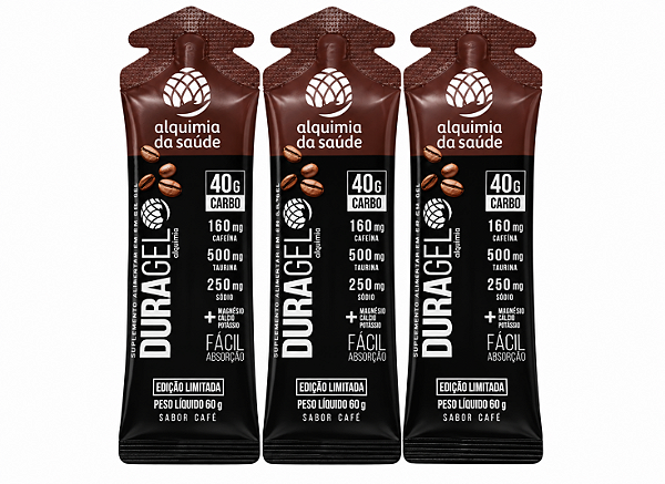 Gel Alquimia Duragel Sabor Café 40g de Carboidrato - 3und