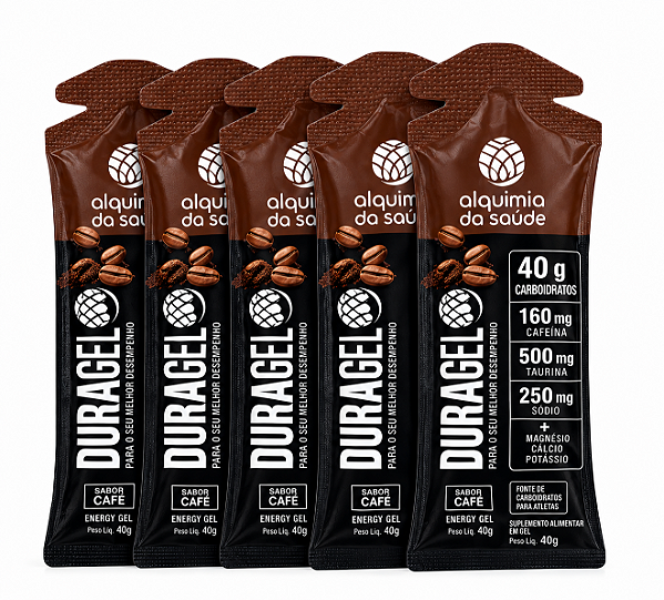 Gel Alquimia Duragel Sabor Café 40g de Carbo - 5und