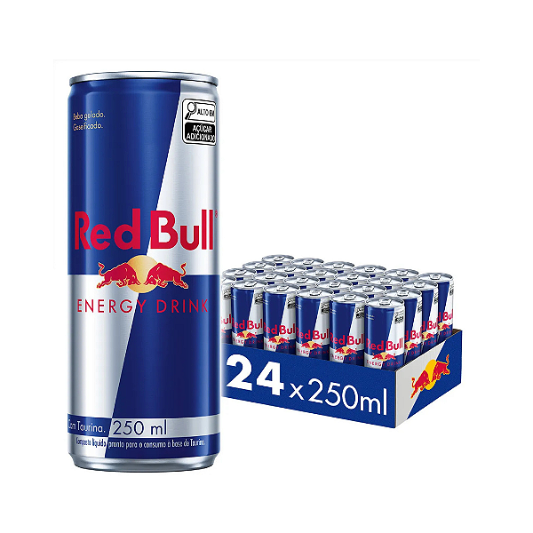 RED BULL ( ENERGY DRINK ) - CX/ 24un x 250ml - RED BULL