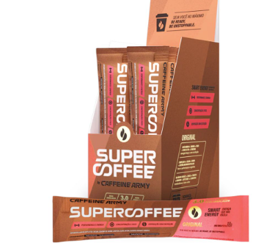 SUPERCOFFEE 3.0 - DOCE DE LEITE - TO GO - CX/ 14SACHES x 10g - CAFFEINE ARMY