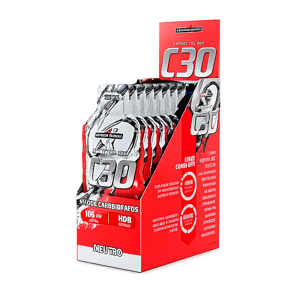 ENERGY GEL VO2 ( C30 ) NEUTRO - DISPLAY 10un x 45g - INTEGRAL MEDICA