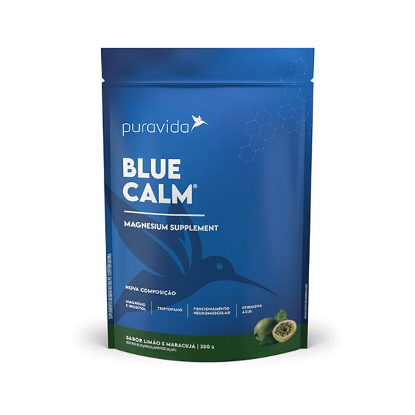 BLUE CALM ( 3.0 ) - SABOR LIMAO E MARACUJA 350g - PURAVIDA