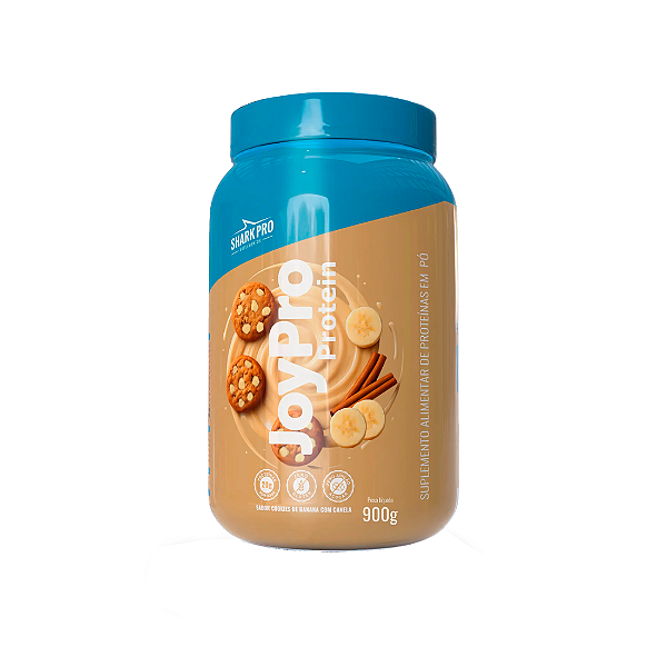 JOYPRO PROTEIN - SABOR COOKIES DE BANANA C/ CANELA - POUCH 900g - SHARK PRO