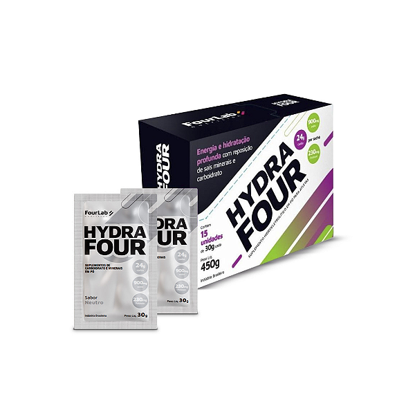 HYDRAFOUR - SABOR NEUTRO - CX/ 15un x 30g - FOURLAB