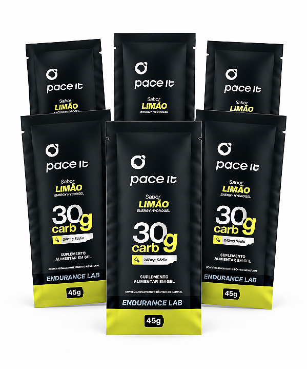 Gel Pace It Hidrogel 30g Car | Limão 45g - 6und