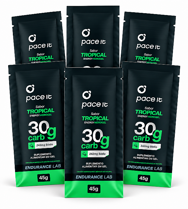 Gel Pace It Hidrogel 30g Car | Tropical 45g - 6und