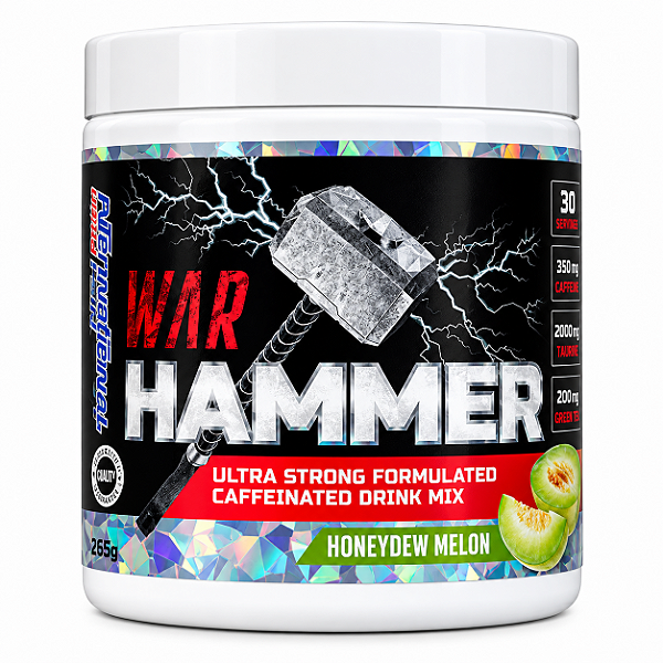 WAR HAMMER - PRÉ-TREINO - MELÃO CARAMELIZADO - 265g - INTERNATIONAL PROTEIN