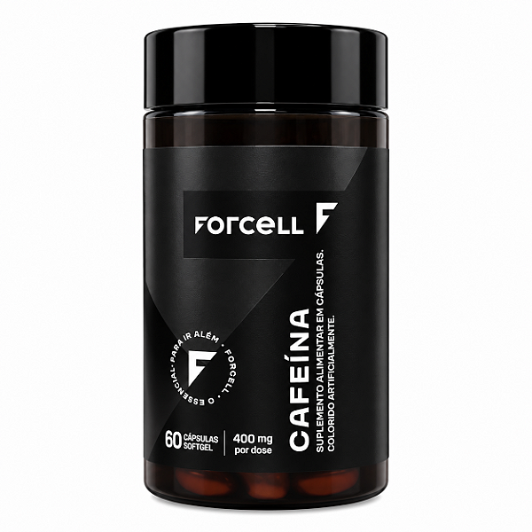 Cafeína - 60 cápsulas | FORCELL