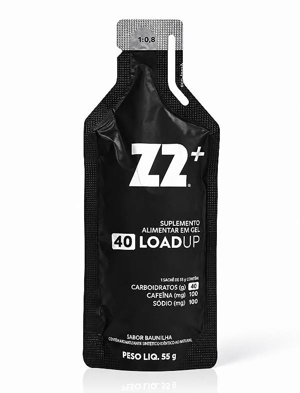 Energy Gel Z2 + Load Up-40g de Carboidrato- Cafeína CX/ 5un