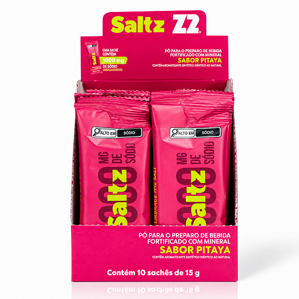 Eletrólitos Saltz 1000 Sabor Pitaya - Cx 10un