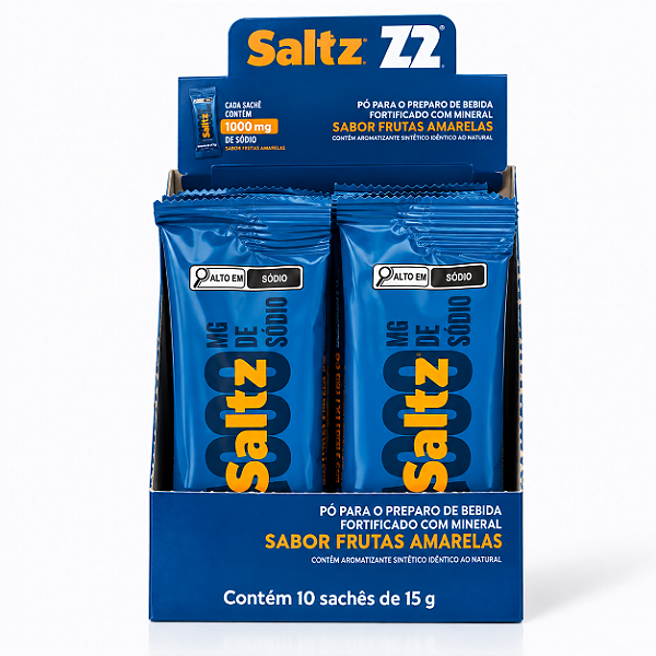 Eletrólitos Saltz 1000 Sabor Frutas Amarelas - Cx 10un