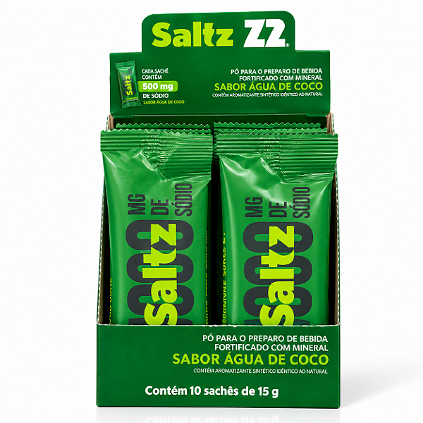 Eletrólitos Saltz 500 Sabor Coco - Cx 10un