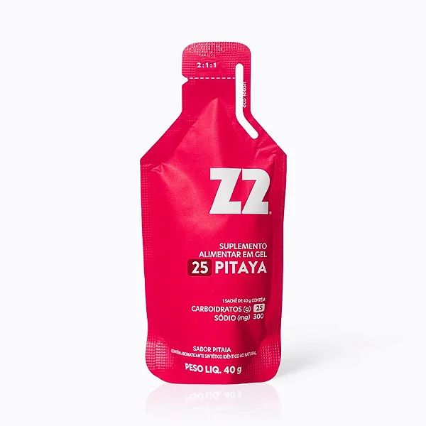 Energy Gel Z2 -Pitaya 25g de Carboidrato- CX/ 5un