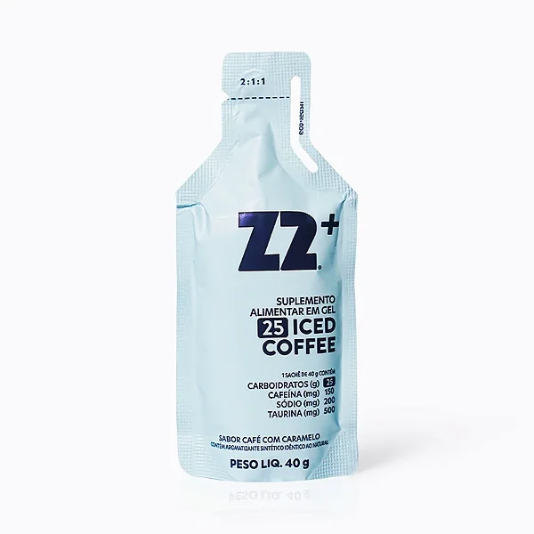 Energy Gel Z2 +Iced Coffee 25g de Carboidrato - CX/ 5un