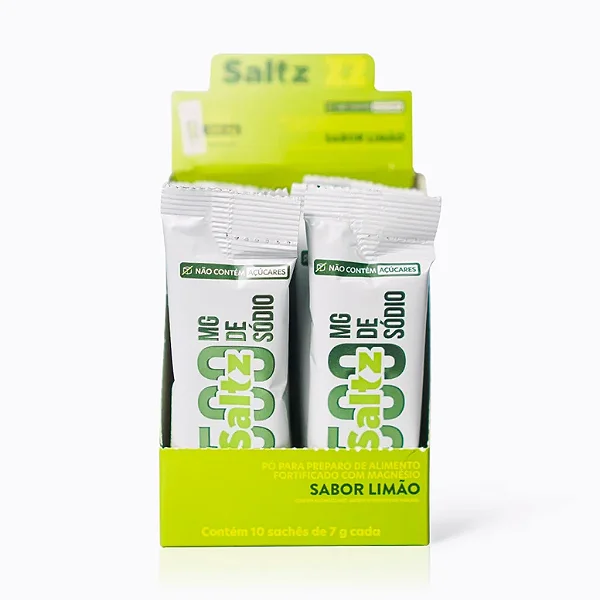 Eletrólitos Saltz 500 Sabor Limão Zero - Cx 10un