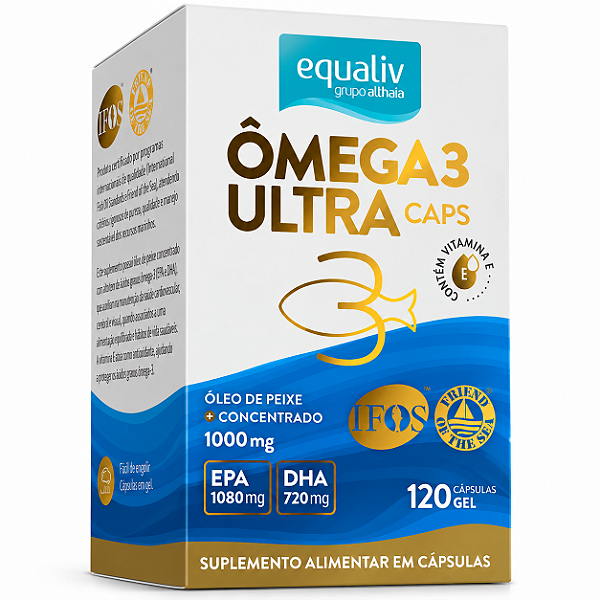 Ômega 3 Ultra Caps Equaliv – 120 Cápsulas