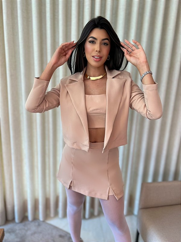 Conjunto de Alfaiataria Eloá Nude