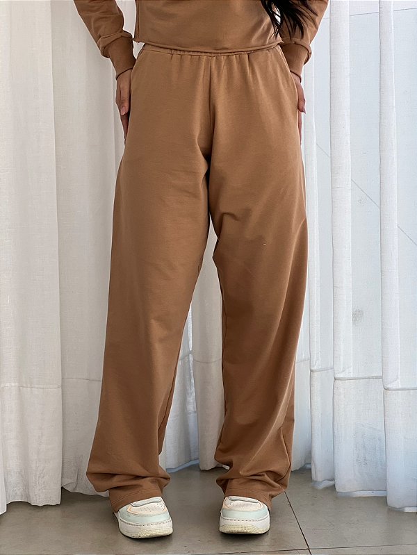 Calça de moletom Antônia Camel